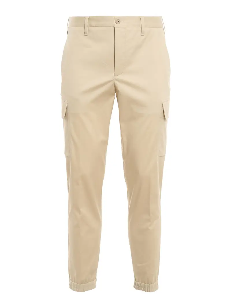 Pantaloni in twill Beige