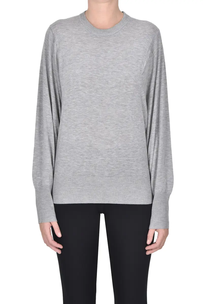 Pullover in maglia extrafine Grigio