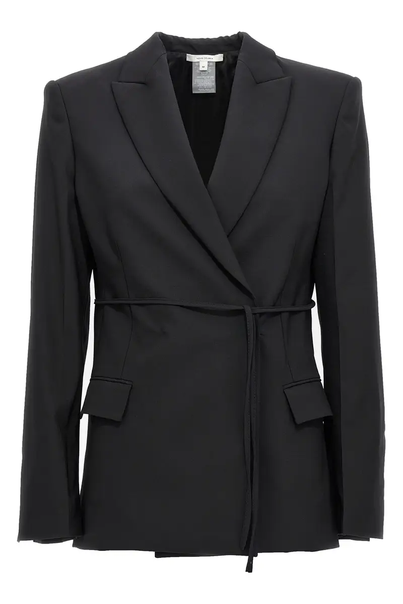 Blazer Doppiopetto Coulisse Nero