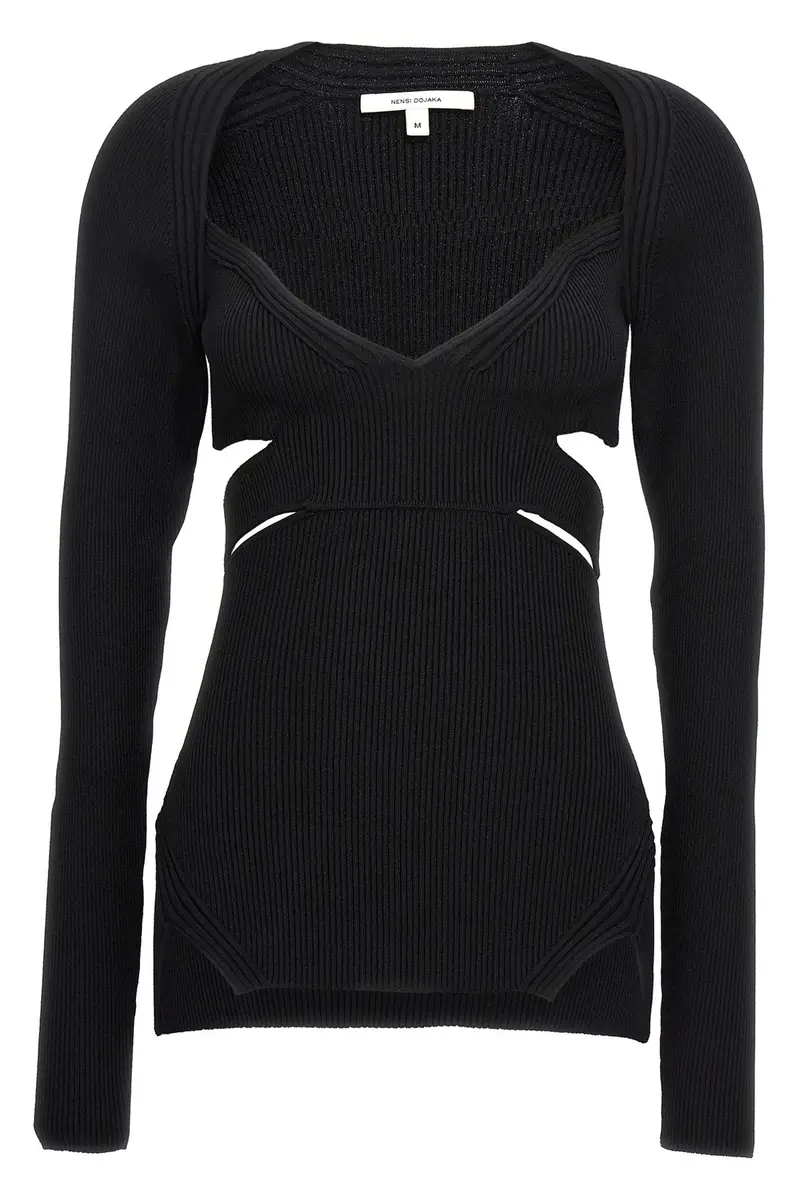 Maglia Cut Out Nero