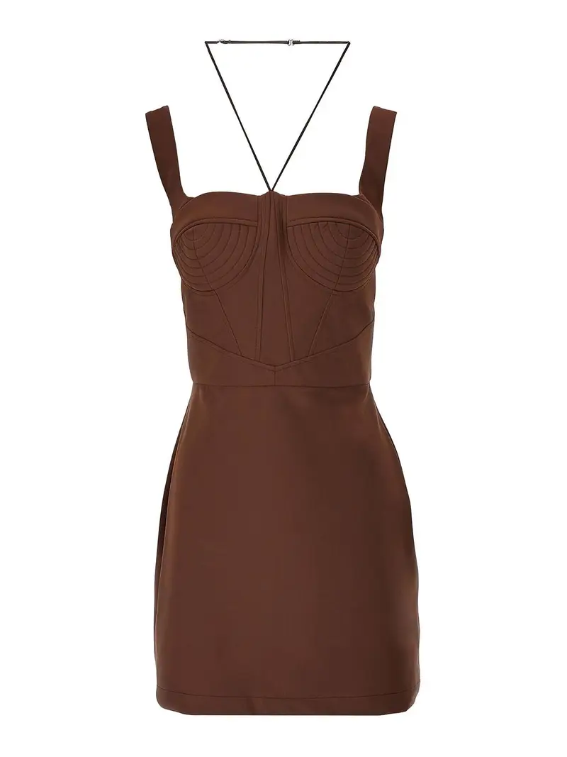 Vestito Maddie Marrone