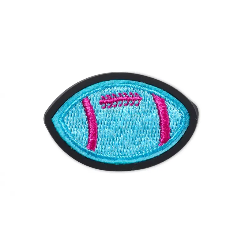 Neon football varsity patch