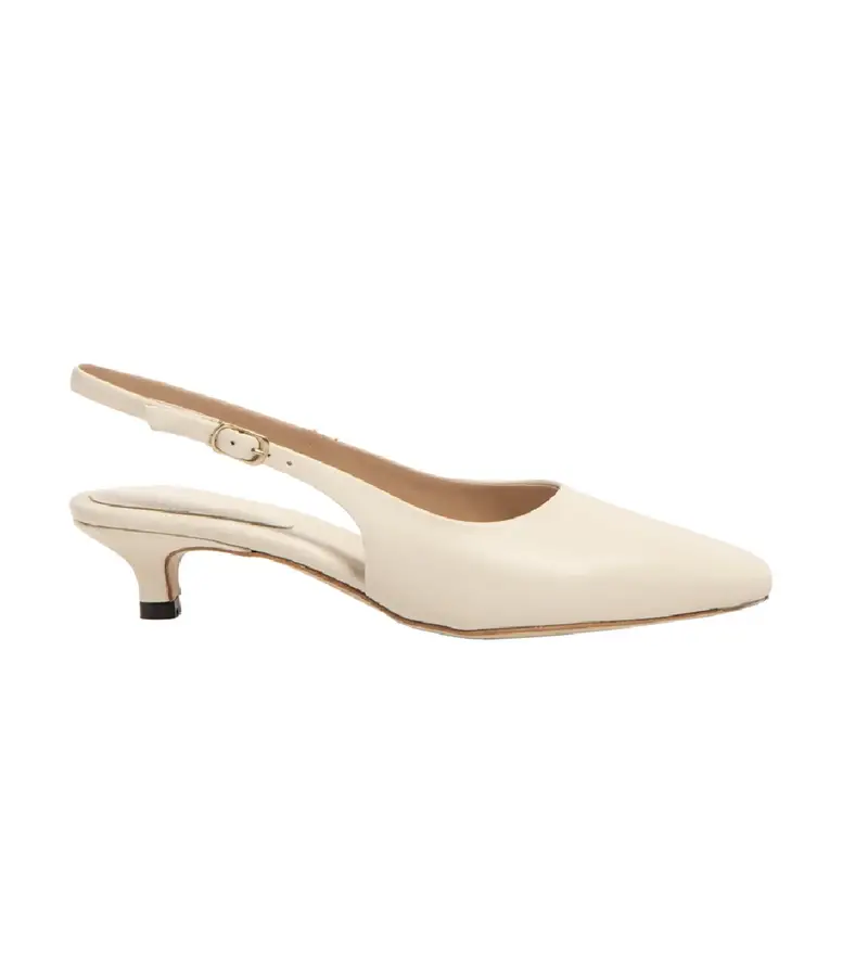 per donna 3302411ZZ003_020 Sandali in pelle S3024 Aledo beige (36), 3 a 5cm, Fibbia, Casual, Da sera