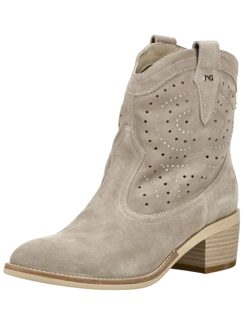 Ankle boots beige