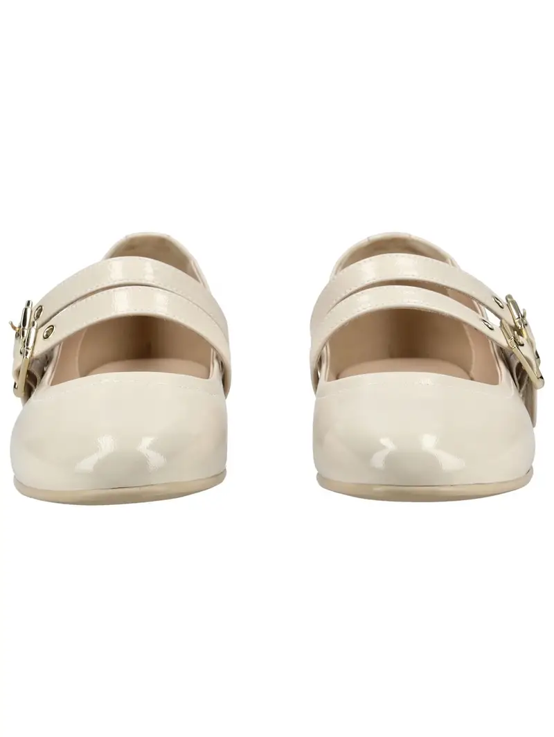 Ballerina con cinturino crema miniatura 3