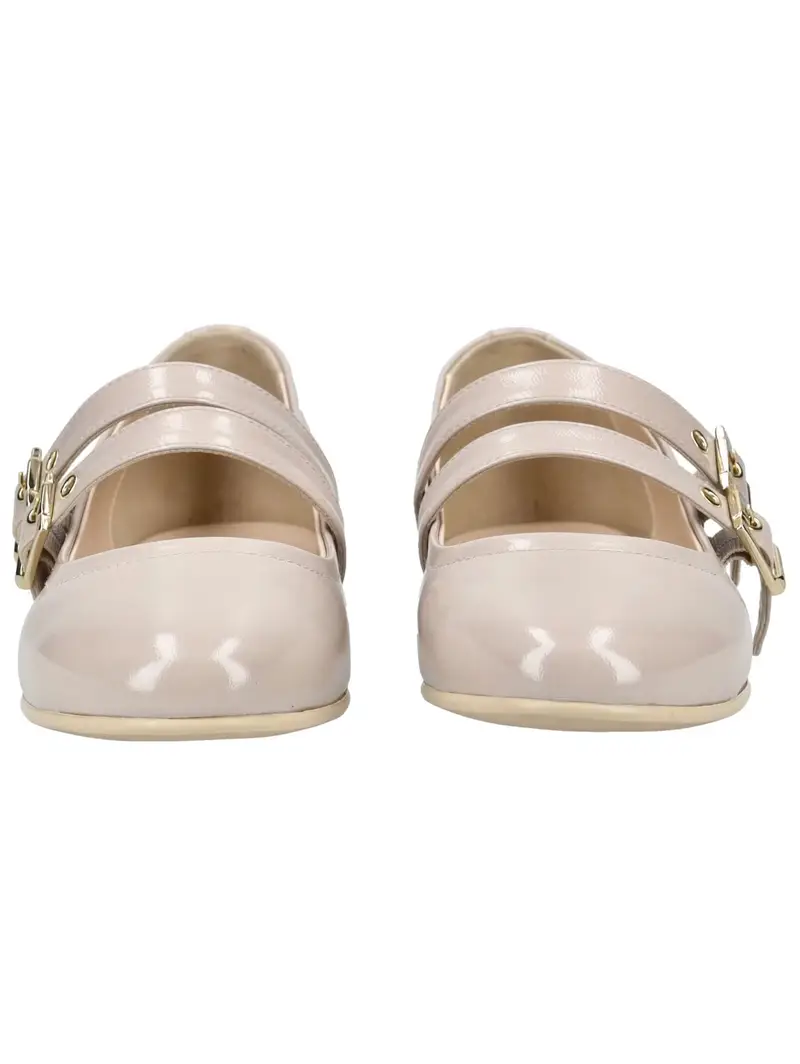 Ballerina con cinturino écru Écru miniatura 3