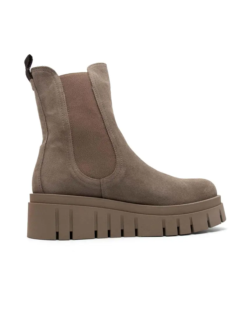 Boots chelsea beige scuro miniatura 2