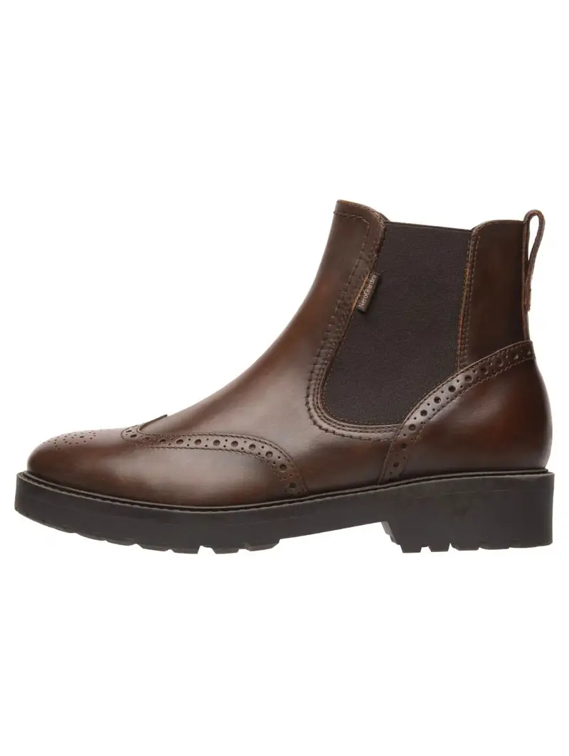 Boots chelsea marrone scuro / nero miniatura 2