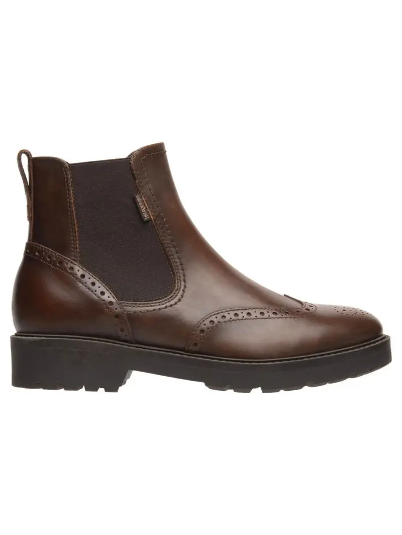 Boots chelsea marrone scuro / nero miniatura 3