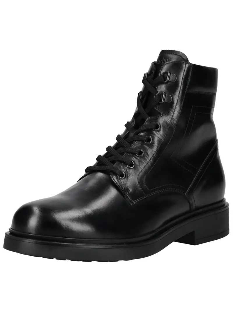 Boots stringati nero