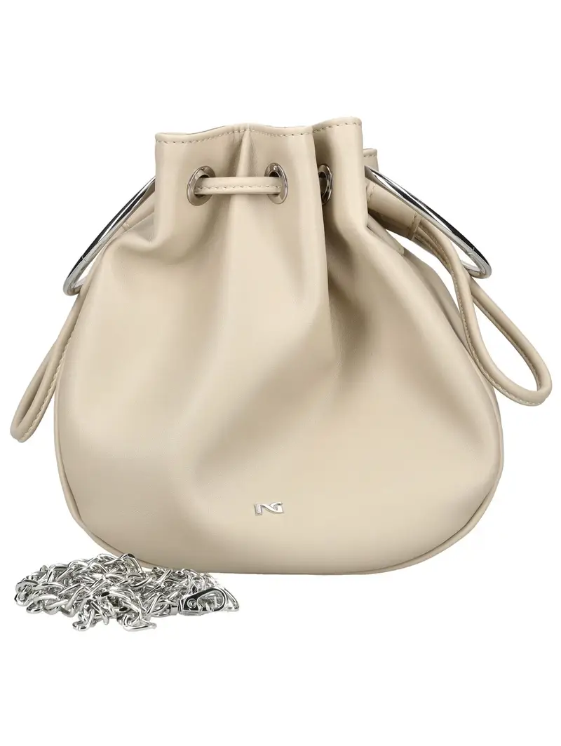 Borsa a sacco beige chiaro