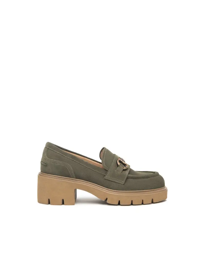 NERO GIARDINI Mocassini Donna Verde 2681394