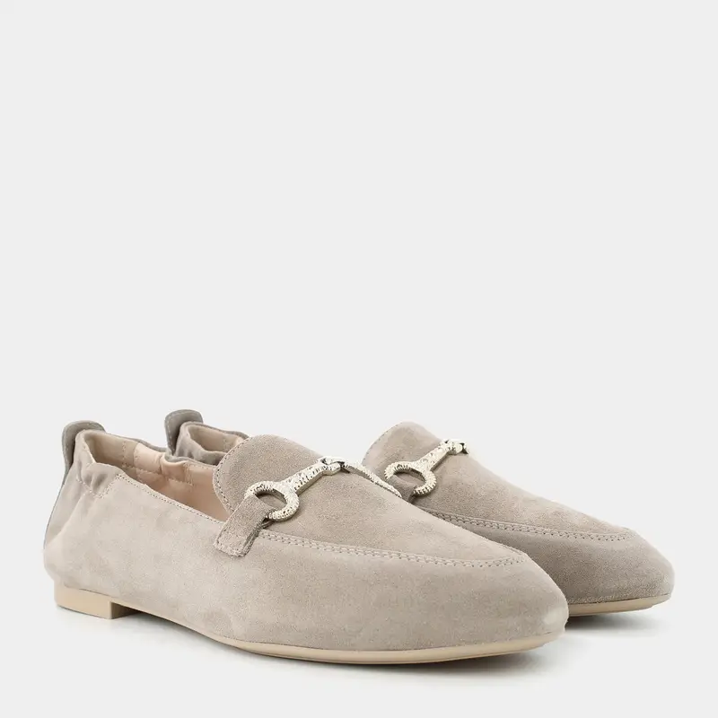 NERO GIARDINI Mocassini Donna Beige 2505678 miniatura 2