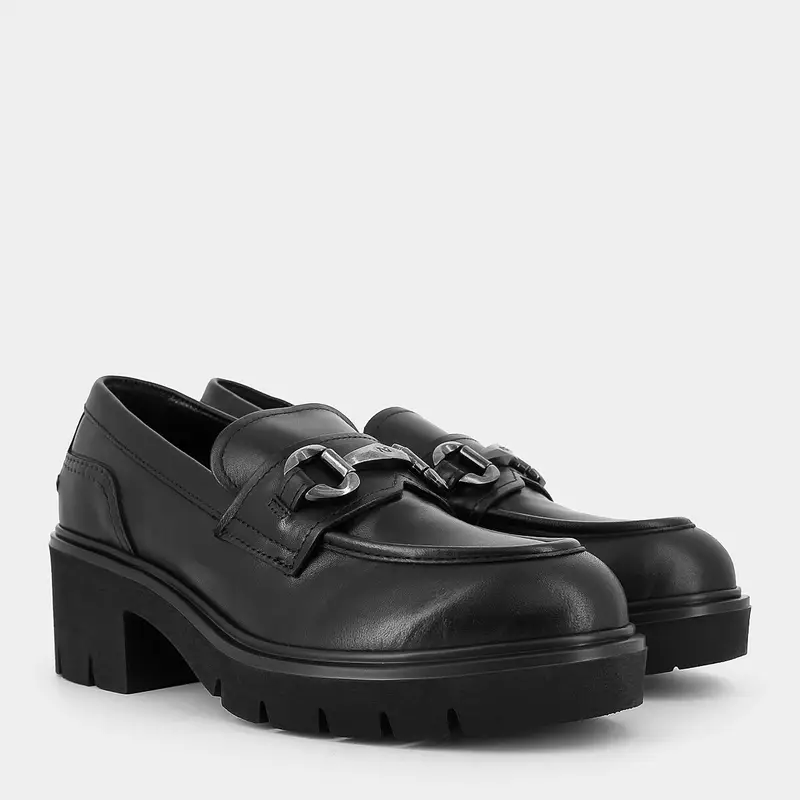 NERO GIARDINI Mocassini Donna Nero 3306995 miniatura 2