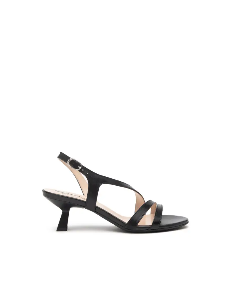 sandali donna in pelle nero e513221de100