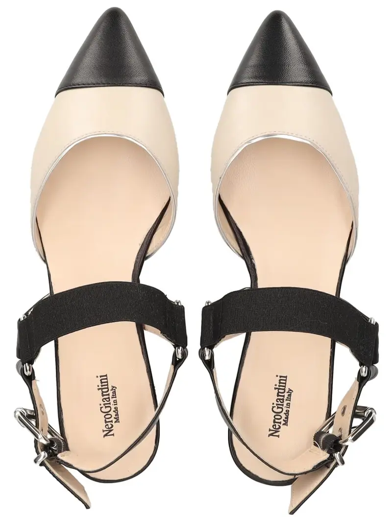 Nero Giardini Sandalo  beige / nero miniatura 2