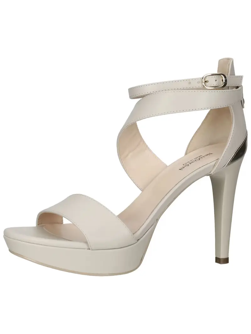 Sandalo con cinturino beige chiaro