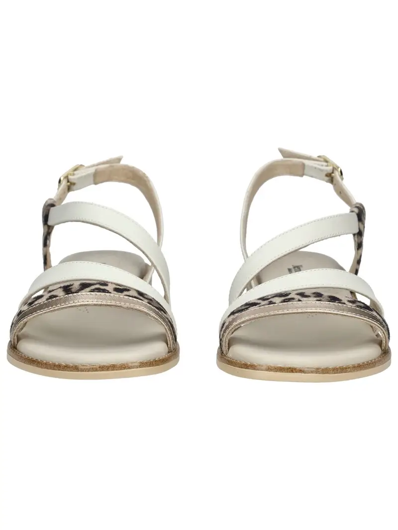 Nero Giardini Sandalo con cinturino beige / oro / nero / bianco miniatura 3