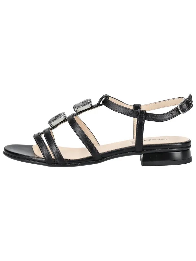 Sandalo con cinturino nero miniatura 2