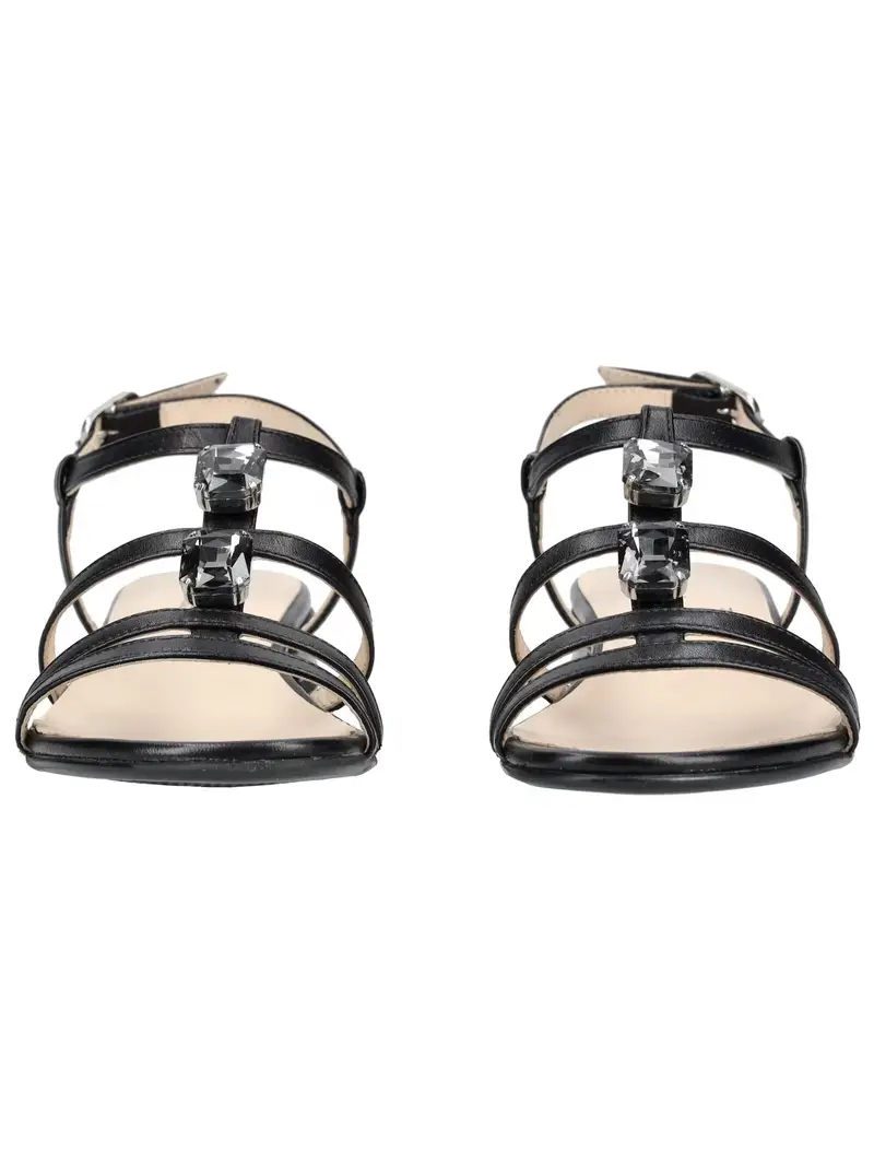 Sandalo con cinturino nero miniatura 3