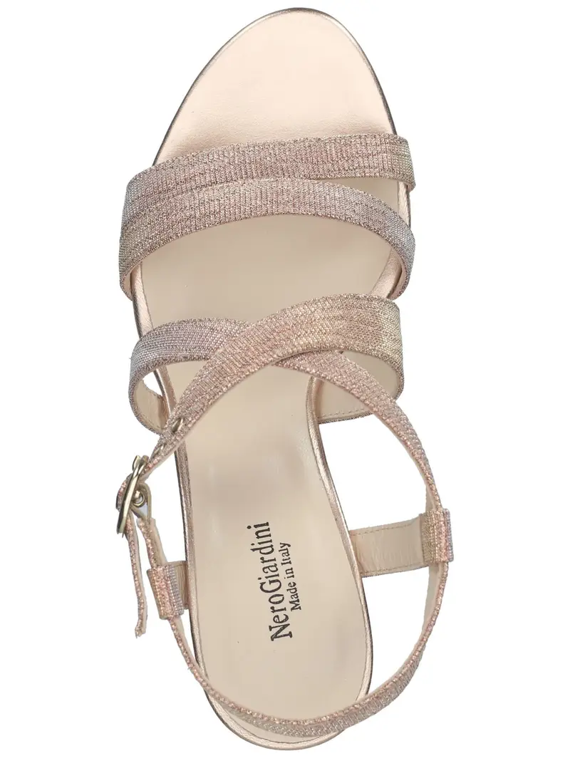 Nero Giardini Sandalo con cinturino oro miniatura 2