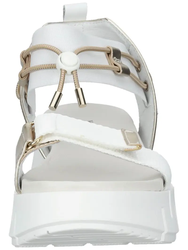 Nero Giardini Sandalo con cinturino platino / bianco miniatura 3