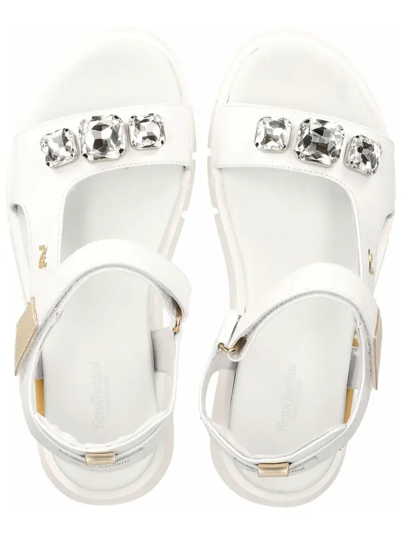 Nero Giardini Sandalo oro / argento / bianco miniatura 2