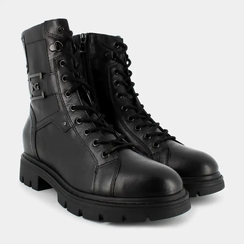 NERO GIARDINI Scarponcini Donna Nero 2503631 miniatura 2