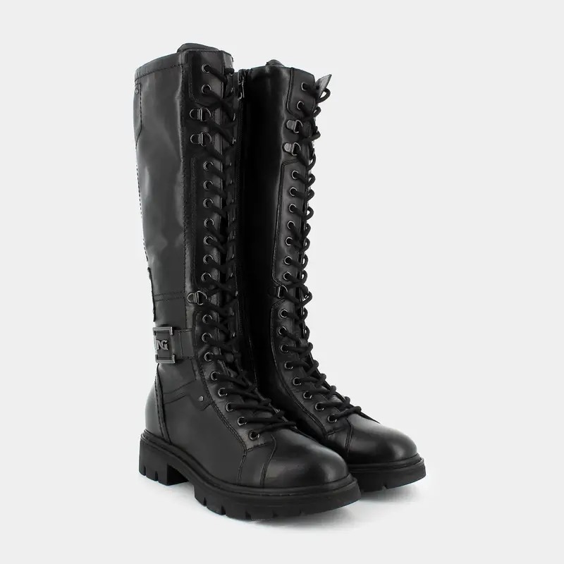 NERO GIARDINI Scarponcini Donna Nero 2504416 miniatura 2