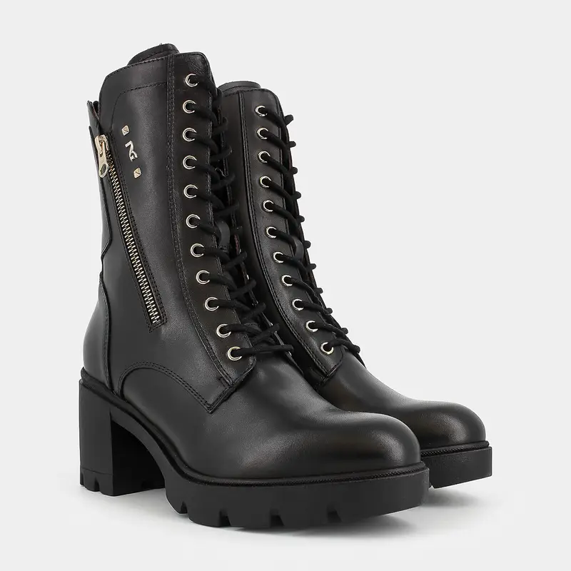 NERO GIARDINI Scarponcini Donna Nero 3416468 miniatura 2