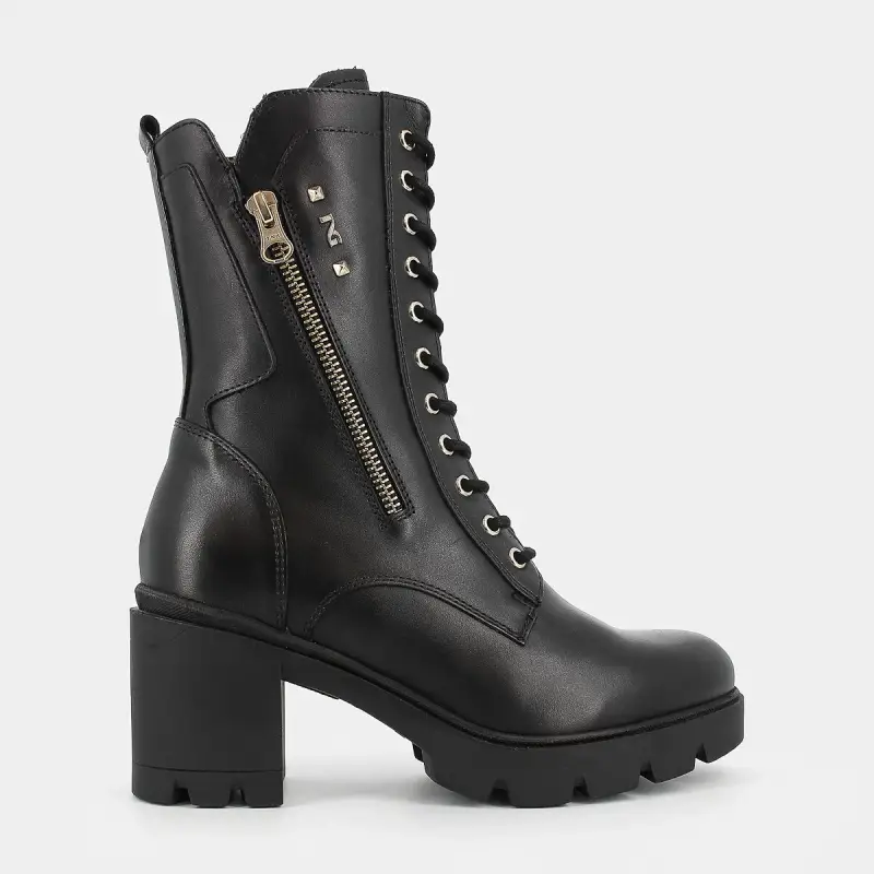 NERO GIARDINI Scarponcini Donna Nero 3416468