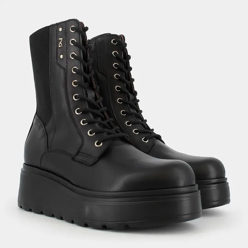 NERO GIARDINI Scarponcini Donna Nero 4140348 miniatura 2