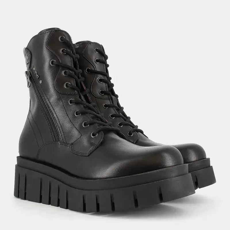 NERO GIARDINI Scarponcini Donna Nero 4243821 miniatura 2