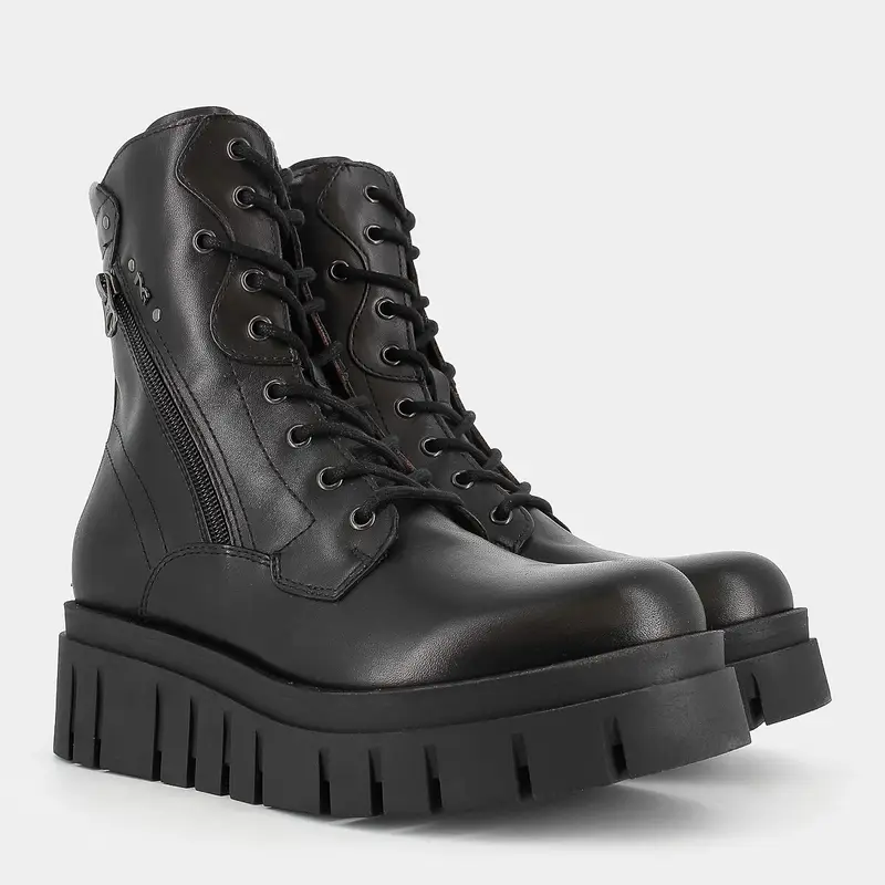 NERO GIARDINI Scarponcini Donna Nero 4214797 miniatura 2