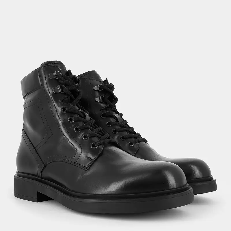 NERO GIARDINI Scarponcini Uomo Nero 3851324 miniatura 2