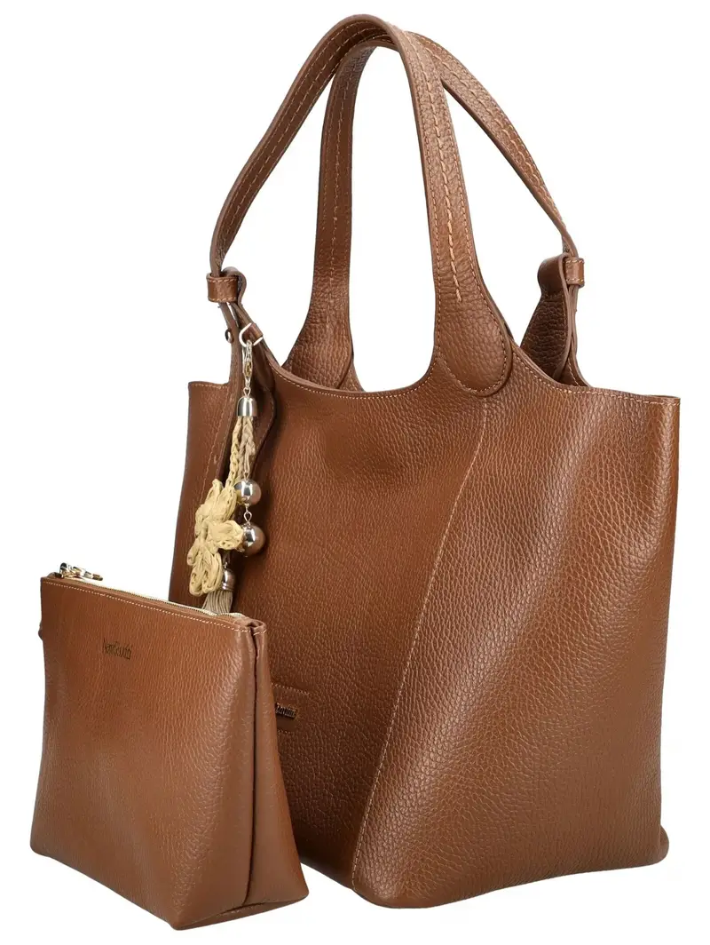 Shopper marrone miniatura 3