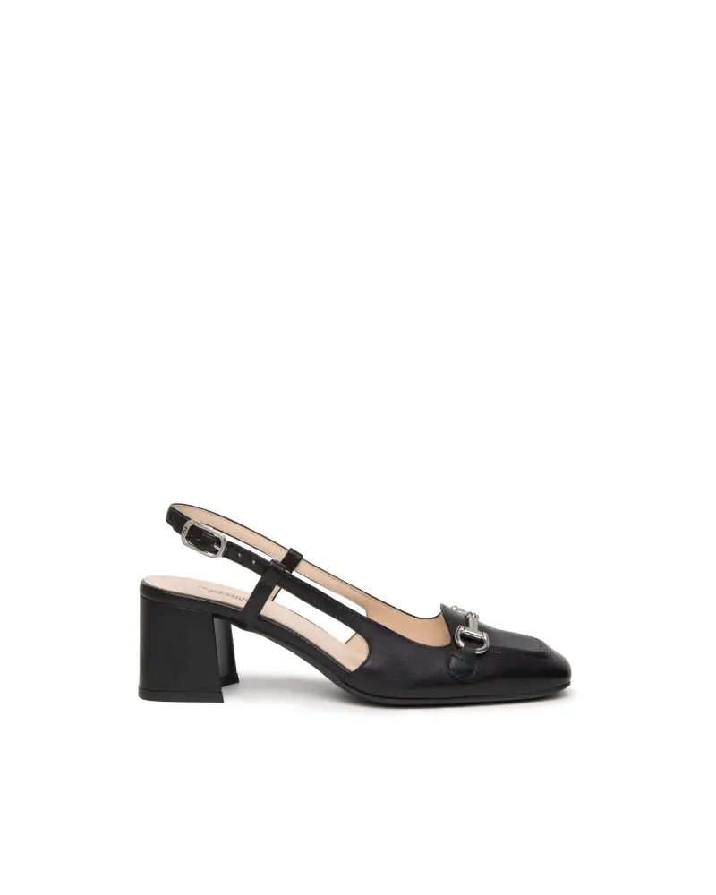 slingback nero con morsetto e409470d100