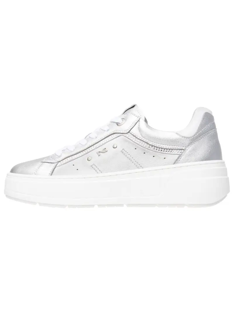 Sneaker bassa argento miniatura 2