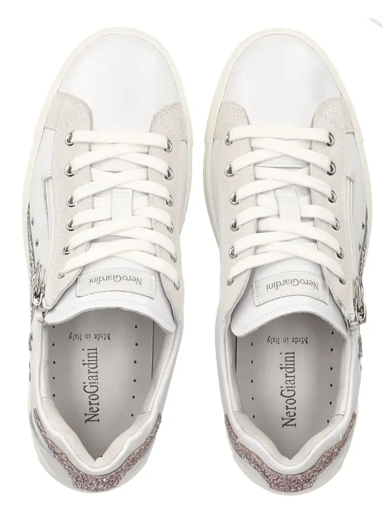 Nero Giardini Sneaker bassa argento / bianco miniatura 2