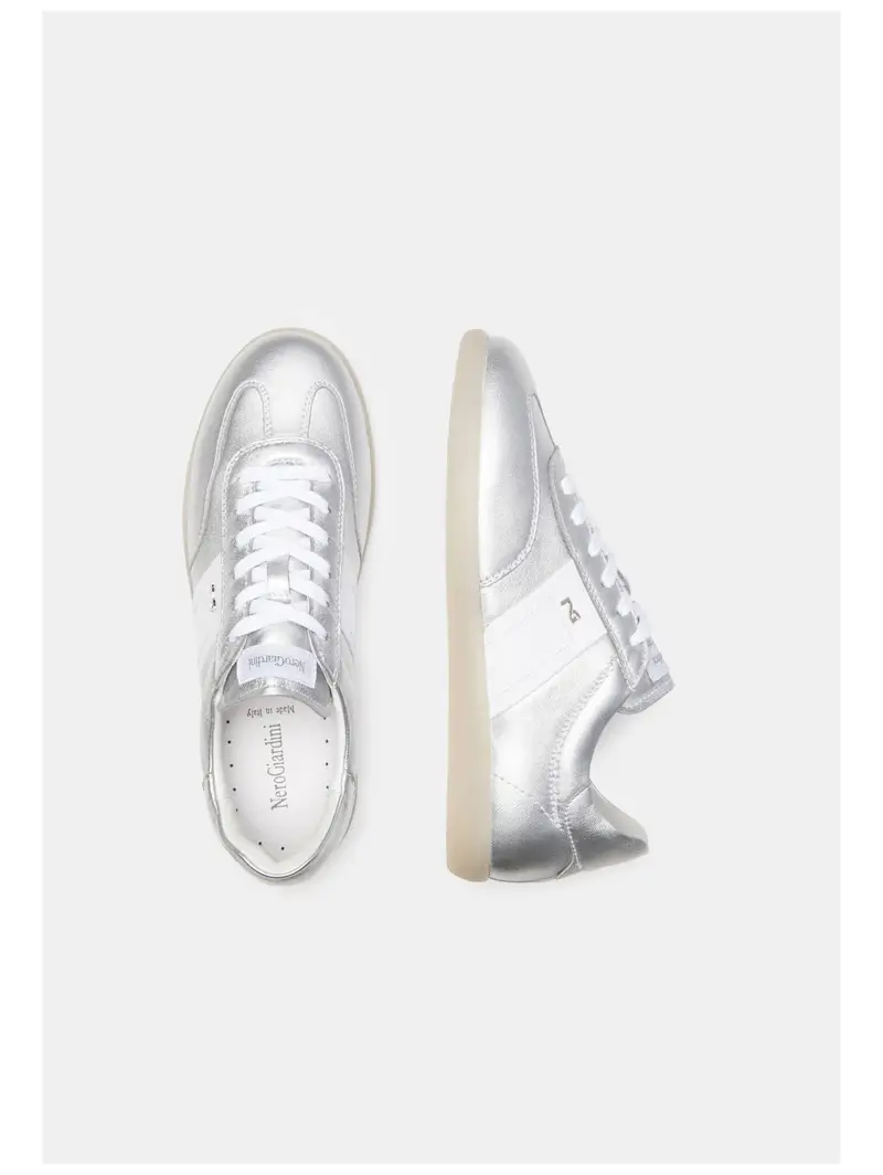 Nero Giardini Sneaker bassa argento / bianco miniatura 2