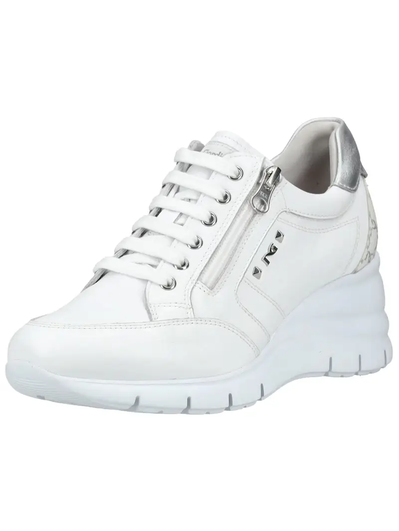 Sneaker bassa argento / bianco