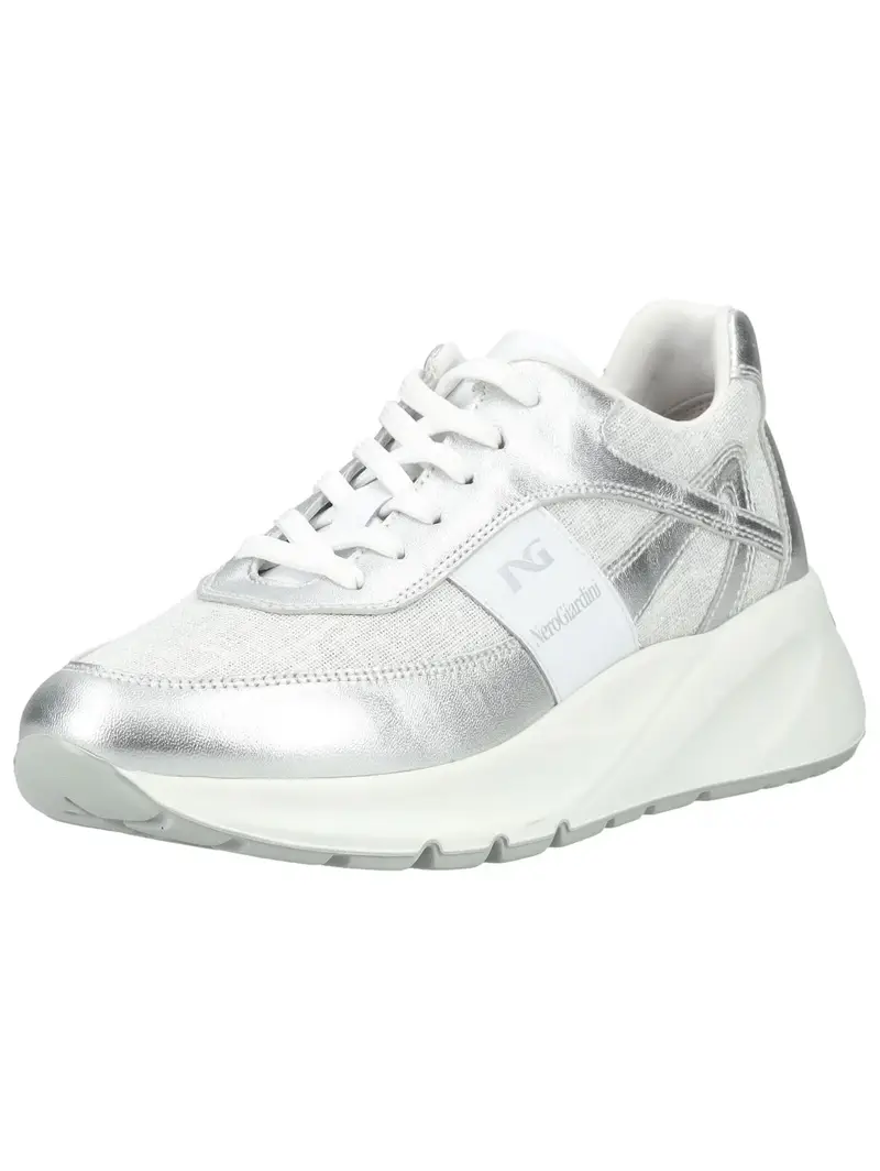 Sneaker bassa argento / bianco
