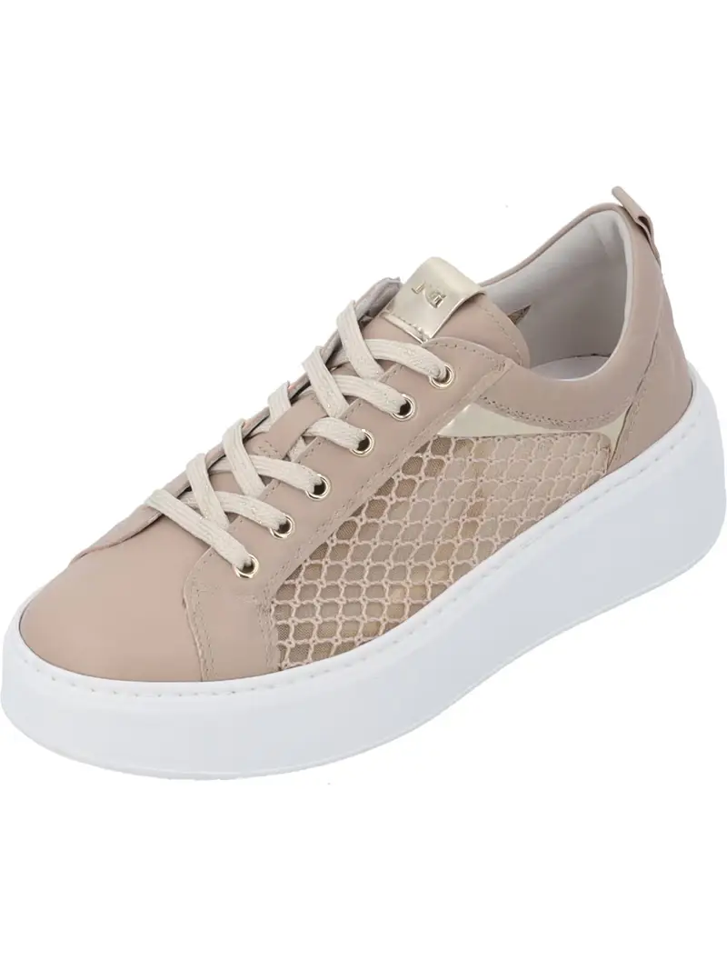 Sneaker bassa beige scuro