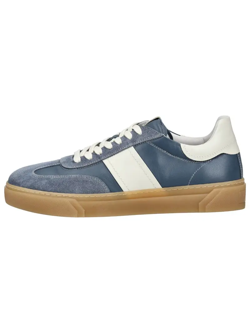 Sneaker bassa blu / bianco miniatura 2
