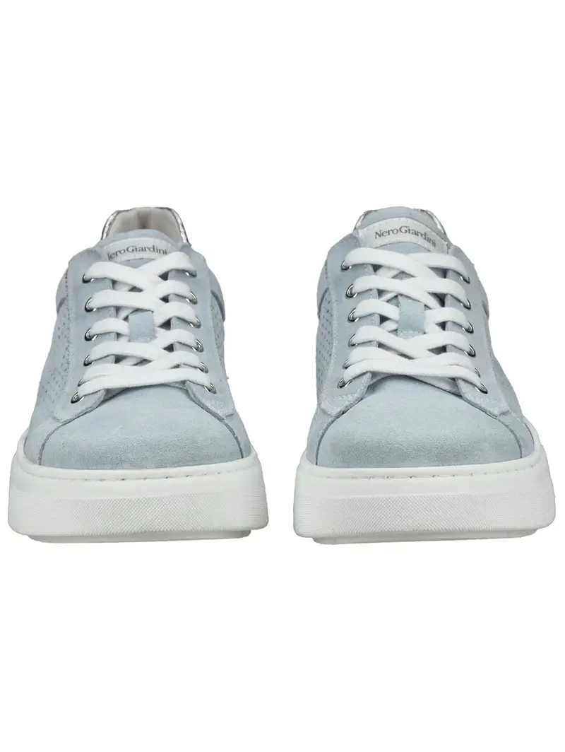 Sneaker bassa blu chiaro miniatura 3