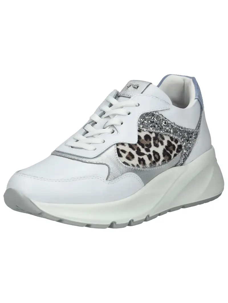 Nero Giardini Sneaker bassa  crema / marrone / nero / argento / bianco