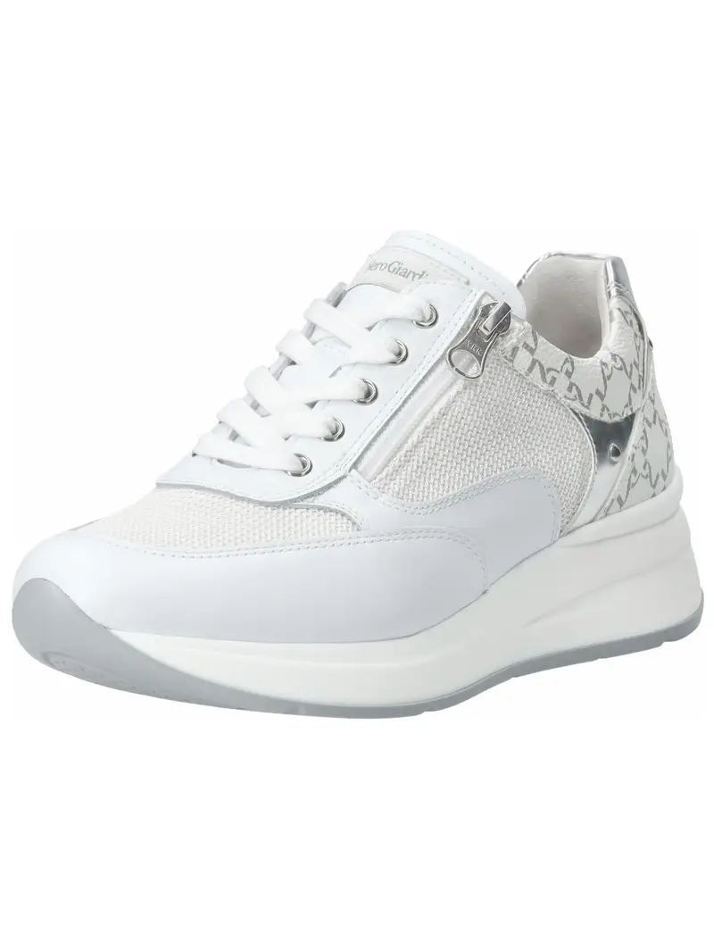 Nero Giardini Sneaker bassa  grigio / argento / bianco