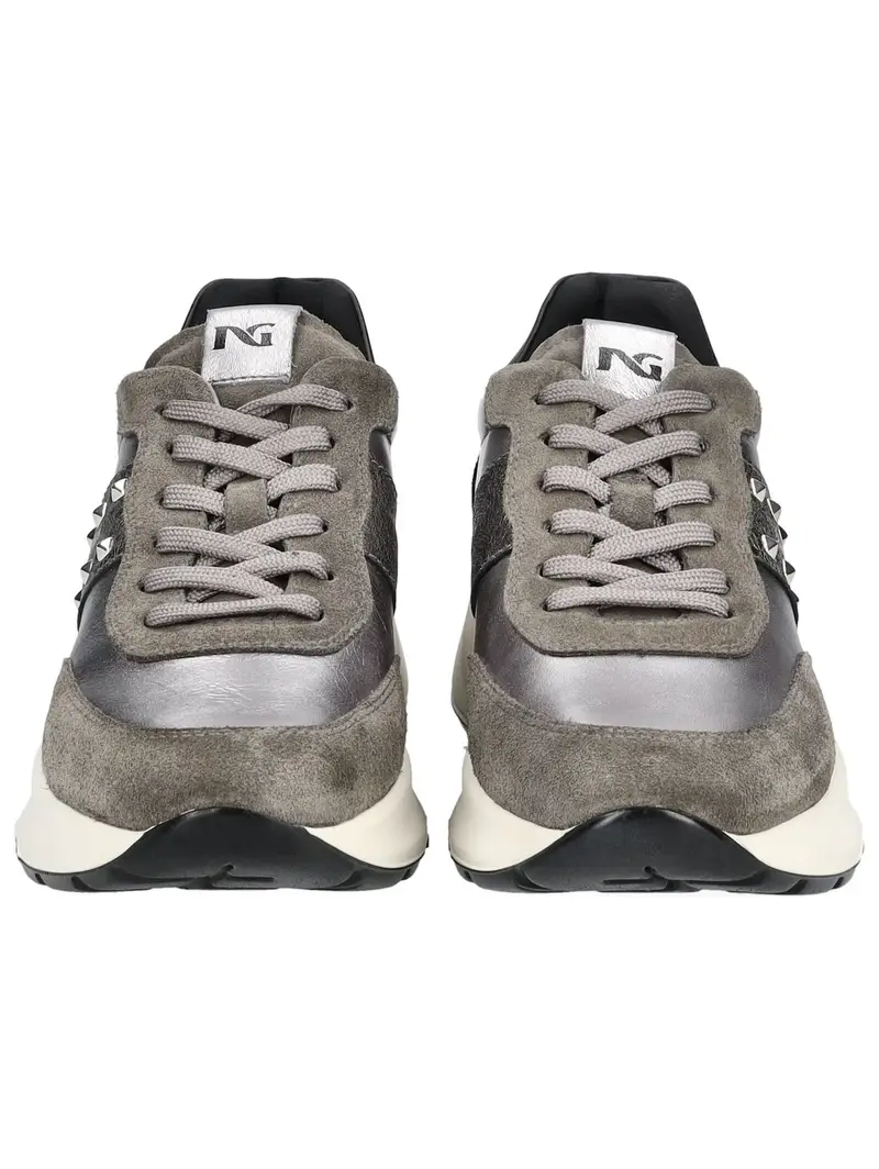 Nero Giardini Sneaker bassa grigio / nero / argento miniatura 3