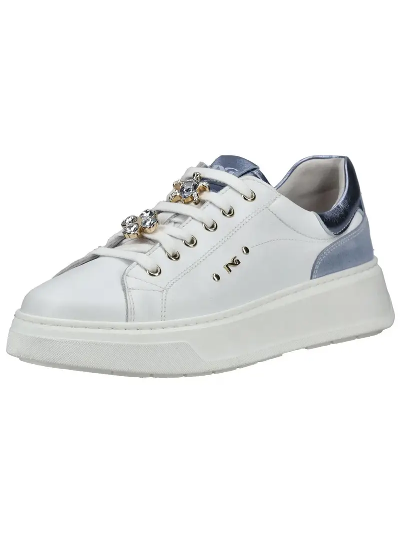 Sneaker bassa marino / opale / bianco