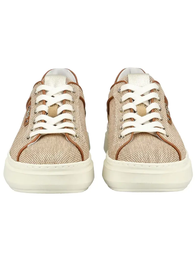 Sneaker bassa marrone chiaro miniatura 3